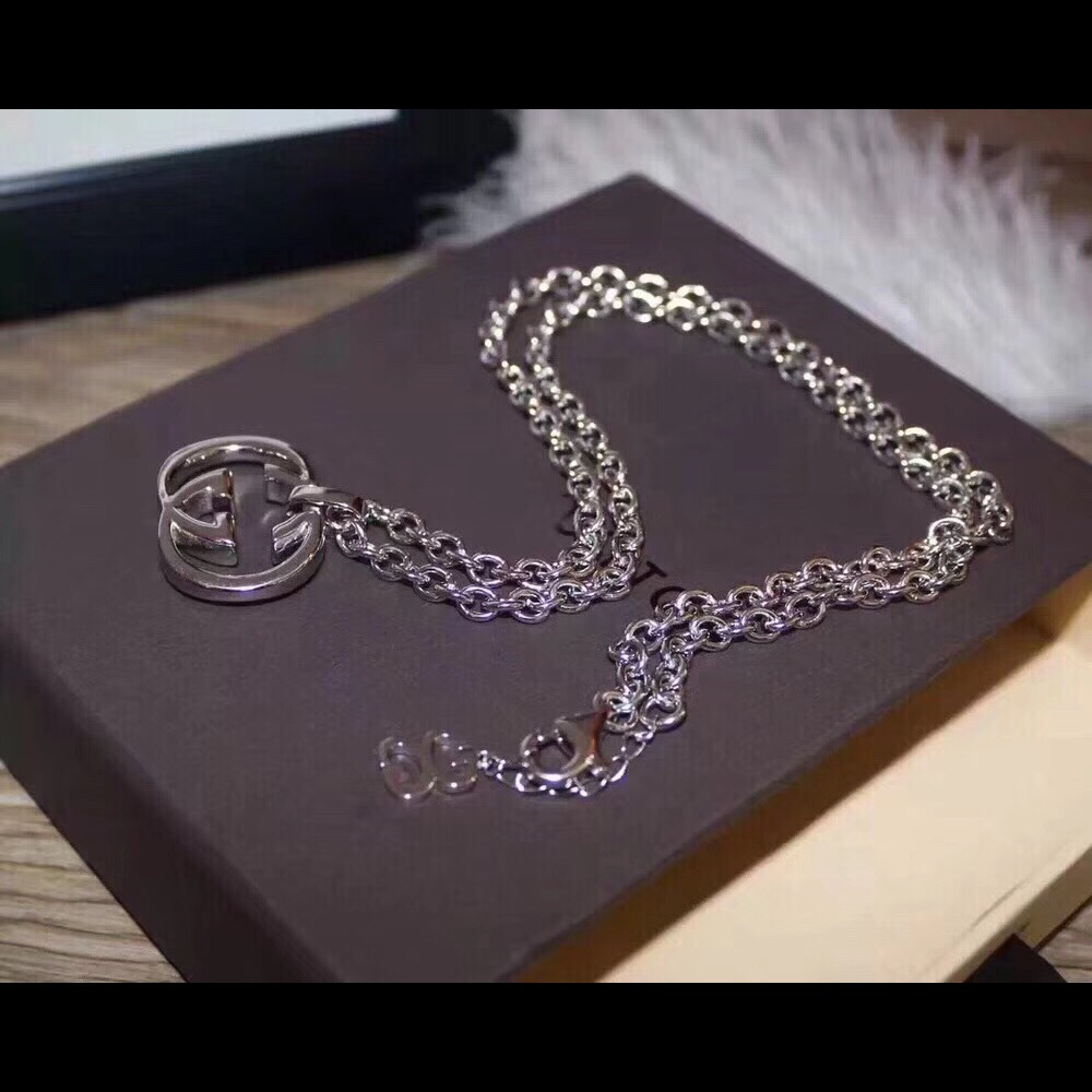 Double C S925 silver necklace